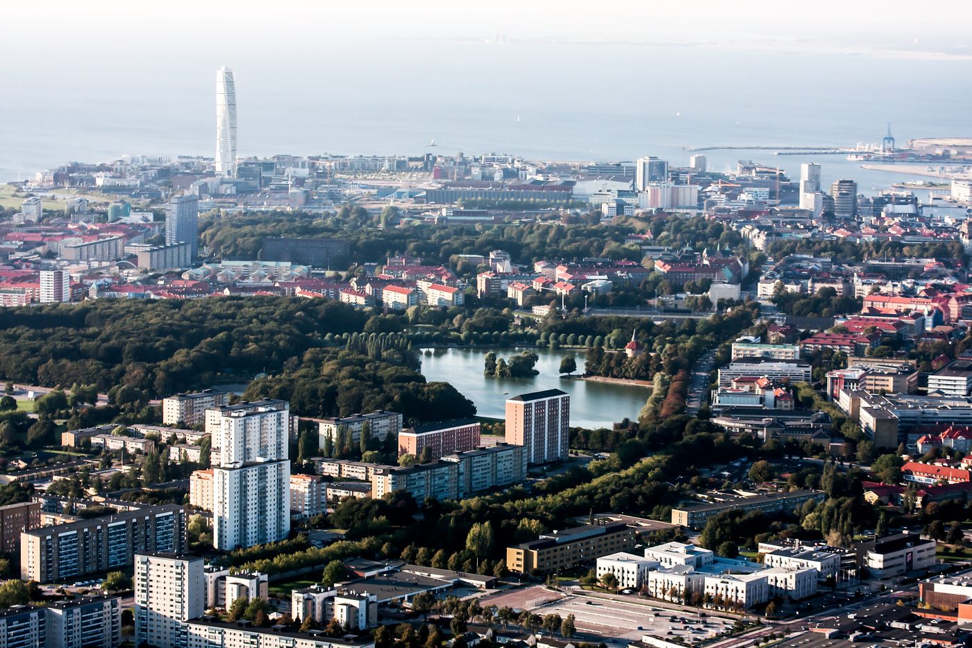 Malmo city centre and canal