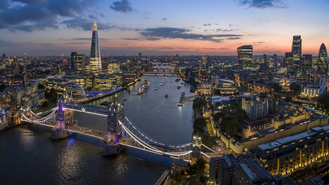 The Thames and the City of London skyline