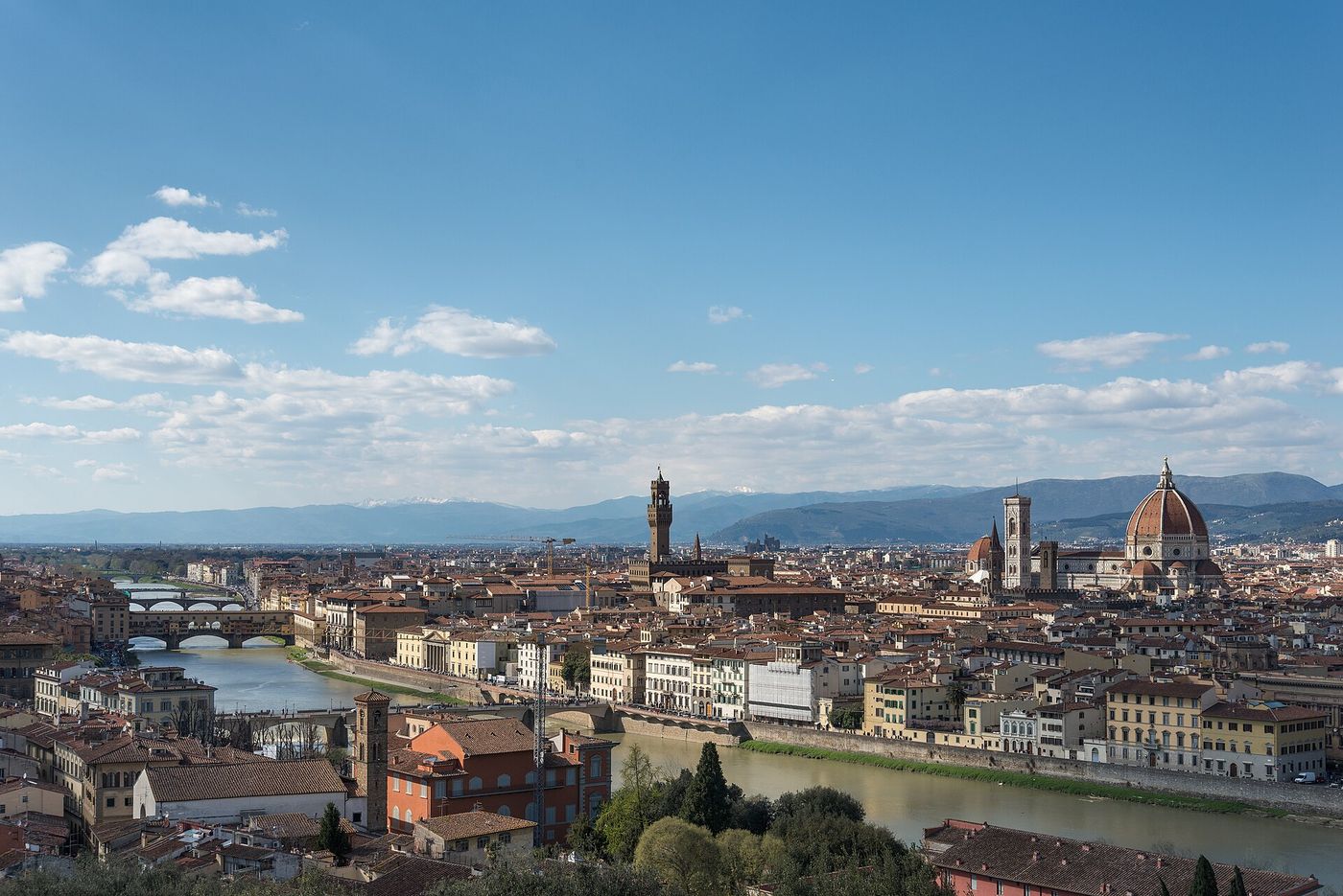 The Duomo and Florence skyline from Piazzale Michelangelo